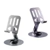Soporte para Teléfono Modelo Nuevo, Soporte de Escritorio Portátil de Metal para Tablets, Giratorio y Plegable, Adecuado para Residencias Estudiantiles