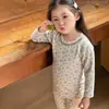 2026 Nuevo Conjunto de Ropa de Otoño para Bebé Algodón Puro Clase A Pijama Infantil Niñas Pequeñas Ropa Interior Térmica Engrosada Niños