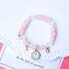 2023 Fuentes europeas y americanas de nuevo temperamento coreano lindo perro gui de jade pulsera de cuentas de cristal para estudiantes mujeres al por mayor no