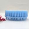 Popular cepillo de baño de silicona Amazon cepillo de baño multifuncional cepillo masajeador para mascotas cepillo táctil para niños en stock venta al por mayor