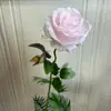 Ramo de Flores Artificiales Individuales Anna Rose, Flor de Seda Artificial para Arreglos de Boda, Flor de Plástico con Acabado de Alta Gama para Decoración