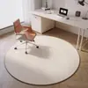 Tapete redondo colorido sala de estar estudo cadeira giratória para computador nova cadeira de maquiagem penteadeira sentir tapete de chão do quarto outro