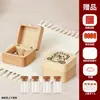 Caja de Colección de Recuerdos de Lanugo de Bebé y Cordón Umbilical Fabricación Conmemoración de los Cien Días y Luna Llena del Recién Nacido Botella de Conservación de Lanugo y Dientes de Bebé