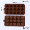 Molde de Silicona para Chocolate de Dibujos Animados Multiestilo Transfronterizo con Números y Letras Molde para Hornear DIY Molde para Fudge Cubitos de Hielo