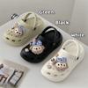 Zuecos de Suela Gruesa de 7 cm para Mujer, Pantuflas de Verano DIY con un Toque Femenino, Zapatos de Muñeca Gruesos que Aumentan la Altura, Zapatos Casuales de Suela Gruesa que Aumentan la Altura