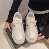 Zapatos de Pan con Suela Gruesa Estilo Hong Kong para Mujer 2025 Otoño Nuevos Ins Nicho Original Versátiles Deportivos Casuales