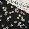 Colar de pulseira de jóias DIY frisado contas soltas 5328(5301 contas AB cor cristal branco cristal austríaco