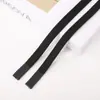 Cuerda para cintura de pantalones con cabeza de epoxi de color cuerda para gorro de suéter cuerda plana hueca de 1.2 cm de ancho cuerda para cintura de pantalones deportivos pantalones de secado rápido