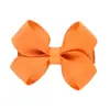 Color de Contraste Tres Dimensiones Hoja Retorcida Lazo Accesorios para el Cabello de Niños Pasador Pinza Lateral Bebé Lindo Pasador Explosión de ins 646