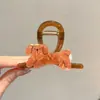 Pinza para el pelo grande y moderna para mujer, elegante y sofisticada, pinza para el pelo exquisita, pinza de tiburón simple para primavera-verano