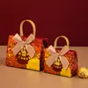 2026 Nuevo Estilo Caja de Dulces Caja de Recuerdos de Boda Caja de Dulces de Boda de Alta Gama Venta al por Mayor Nicho Bolsa de Dulces de Boda Portátil Caja Vacía