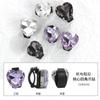 Europa y Estados Unidos zapatos nuevos joyería de cristal tridimensional hebilla para cordones de zapatos flor para zapatos accesorios de hebilla de cristal para ropa decoraciones para zapatos