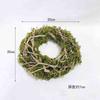 Anillo de musgo para decoración de Pascua, colgante de musgo Ketlinger, estilo pastoral, simulación de plantas verdes, adornos paisajísticos.