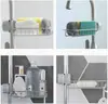 Organizador de Caddy para Fregadero de Acero Inoxidable Soporte para Esponja Cepillo Trapo Estante de Almacenamiento para Grifo de Cocina