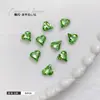 K9 Forma de Coração Vidro Coração de Pêssego Fundo Pontiagudo Nail Art Strass Strass de Cristal Capa de Celular Strass Transfronteiriço