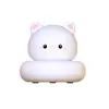 Luz de Noche de Mascota Linda Compañera para Habitación Infantil, Luz con Sensor Táctil Recargable por USB, Lámpara LED de Dibujos Animados para Cama de Bebé