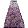 Tela de Malla Rosa con Lentejuelas Bordado de Hojas Ropa Tela para Vestido de Boda Vestido de Noche Tela Accesorios Encaje
