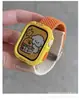 Adequado para S11 Apple Watch Capa Macia Cor Doce S10S9 Capa Tridimensional Iwatch 7/8 Geração Se2 Proteção