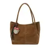 Bolso tote fresco de moda para mujer de este año, nuevo bolso de hombro plisado de color liso para otoño 2026, bolso de axila para ir al trabajo