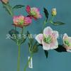 Rosas de Navidad Artificiales, Flores Falsas, Tela de Seda, Decoraciones para Sala de Estar en Casa, Arreglos Florales Decorativos, Mobiliario Suave para Bodas, Ramilletes Florales