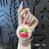 Llavero de Gran Ramo Tejido a Crochet Hecho a Mano Colgante Lindo Tejido de Hilo Decoración para Bolsos Regalo para Mejores Amigos Al Por Mayor