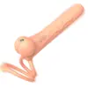Fabricante de Productos para Adultos Johnson Anillo Doble Portátil para Pareja Anillo Bloqueador Vibratorio de Retraso, Anillo para Pene, Tapón Anal al por Mayor