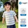 Camiseta de Algodón para Bebé de Dibujos Animados de Manga Corta Verano Casual Ropa para Bebé Niñas Niños Camiseta de Media Manga Ropa de Verano