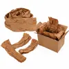 Blocos de papel kraft preenchidos personalizados, papel de embalagem ecológico com amortecimento e à prova de choque para envio expresso de exportação, blocos de papel para preenchimento de vãos