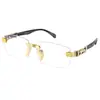 Gafas de Sol Cuadradas Retro Europeas y Americanas Fáciles de Combinar Unisex Casual Personalizadas para Exteriores Protección Solar 131 Bb03 7
