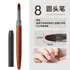 Caneta de unha com haste de sândalo japonês transfronteiriça conjunto especial de canetas para unhas 12 canetas de fototerapia caneta halo caneta de renda caneta esculpida