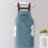 Delantal impermeable y a prueba de aceite, delantal de cocina nuevo y elegante para uso doméstico, uniforme de trabajo, resistente a las manchas, adecuado para restaurantes, ropa de trabajo unisex