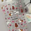 Pegatinas de Calcomanía para Uñas con Relieve de Cachorros Lindos y Adorables en Stock, Pegatinas de Uñas de Gato de Dibujos Animados Impermeables Adhesivas 3D Modelo Hg