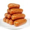 Salchicha Crujiente a la Piedra Volcánica Pimienta Negra Sabor Original Salchicha Auténtica de Carne Salchicha Taiwanesa Salchicha para Hot Dog Salchicha de Jamón Comercial