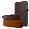 Adecuado para Samsung Tab A9/A9+ 11 pulgadas, Funda Protectora con Soporte de Patrón de Lichi, Funda de Cuero Anti-Caída de Cobertura Completa, Estilo de Negocios Simple