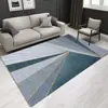 Tapete de Sala de Estar Atacado Transfronteiriço Área Grande Totalmente Coberto Sofá Mesa de Centro Manta Doméstica Veludo Cristal para Chão Lavável Manta Almofadas para os Pés