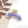 Exquisito Pasador de Corona de Cristal para Mujer 2025 Nuevo Pasador para Flequillo de Frente Mini Pasador de Pelo de Princesa Clip Superior