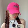 Gorra de béisbol suave para mujer, estilo 2023, con cara visible, ala ancha y pequeña, para verano, con cabeza grande, color gris