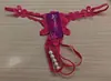 Venta al por mayor del fabricante Ropa interior sexy para mujer Puro Deseo Bordado Exquisito Perla Tanga de cintura baja con huecos Modelo de remate 1860