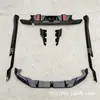 El Kit de Carrocería Pequeño Ld Paquete Guerrero Negro es Adecuado para BMW X6M-F96 Modelo Tardío Faldones Laterales, Labio Frontal y Cubiertas de Esquinas Traseras