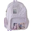 Mochila escolar fresca y dulce versión coreana 2026 para niñas, mochila linda con forma de estrella para niñas de secundaria y preparatoria, bolso ligero de doble hombro