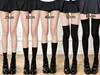 Meias Jk Estilo Japonês para Mulheres, Meias Finas de Veludo para Joelho Primavera e Verão, Versátil Estilo Doce Lolita, Adequadas para Combinar com Vestidos, Meias Longas Brancas