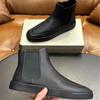 Botines Chelsea para Hombre de Fábrica Transfronterizos Botines Elásticos Otoño e Invierno Nuevos Botines Cortos Botines Tobilleros Slip-On Zapatos para Hombre Versátiles