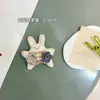 Broche de Tela Estilo Chanel Lindo Conejo y Perro Colgante para Bolso DIY Relleno de Algodón Dibujo Animado Accesorio para el Cabello Accesorio para la Ropa