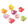 Figuras de Frutas de Burbujas 3D de Resina Accesorios DIY Paisaje en Miniatura para Coche Adornos Pequeños Materiales de Bolsas Sorpresa