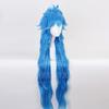 Manco Twisted Wonderland Peluca Idia Cosplayignihyde Dormitorio Cos Fibra de Alta Temperatura Cabello Rizado Cabello con Rizo Inverso