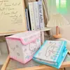 Caja de Almacenamiento Plegable de Escritorio Culomi Peces Feos Caja de Almacenamiento Plegable para Dormitorio Caja de Almacenamiento para Cosméticos
