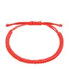 Pulsera de Cuerda Roja para Mujer en el Año del Caballo, Cuerda Trenzada Hecha a Mano con Nudo de Diamante, Pulsera de Cuentas Portátil, Nuevo Estilo que No se Desvanece, Cuerda Roja para el Año del Caballo