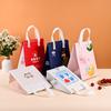 Bolsas Tote Isotérmicas Personalizadas de TNT com Folha de Alumínio para Bolos, Chá de Leite e Bento, Sacos Laminados para Embalagem de Alimentos, Pedido Mínimo em Pequena Quantidade