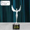 Resina de Dança Metal Rila Competição de Ballet Homem Dourado Troféu de Cristal Gravação Personalizada Lembrança Cerimônia de Premiação