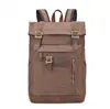 Mochila de Lona Encerada com Óleo Transfronteiriça Europeia e Americana Masculina Impermeável para Computador Mochila de Montanhismo Retrô Mochila Casual